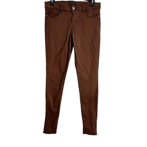 Massimo Dutti Dark Brown Skinny Fit Jeans, Size 6 - Picture 2 of 15